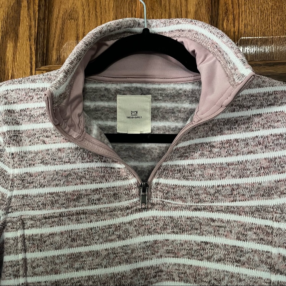 Pink Striped Pullover - Picture 2 of 5